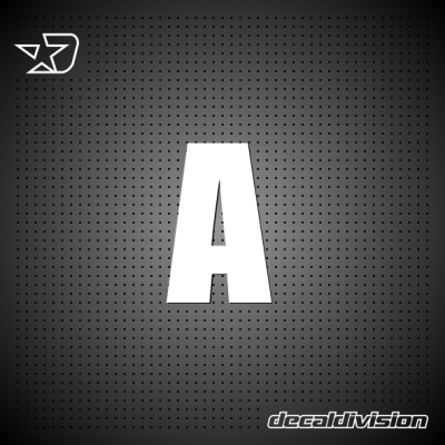 Vinyl Letter A - IMPACT